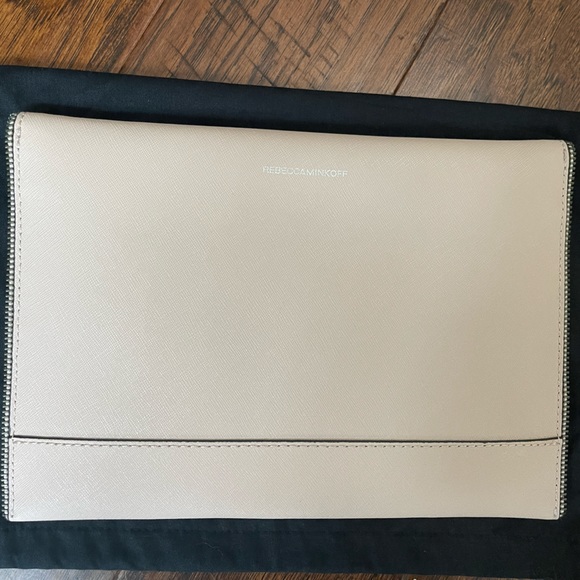Neutral Clutch. Authentic Rebecca Minkoff Envelope Clutch. Like New. - Picture 2 of 4